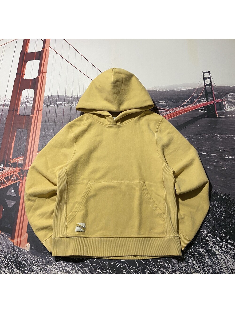 Tracksmith Trackhouse Hoodie Sweatshirt Mens Medium Reverse Weave Heavyweight